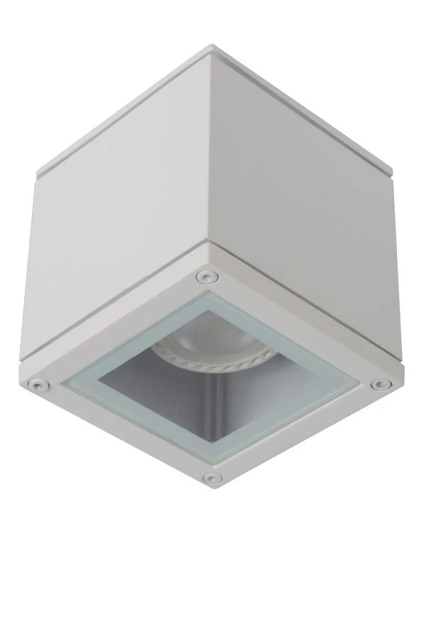Lucide AVEN - Spot plafond Salle de bains - 1xGU10 - IP65 - Blanc - éteint